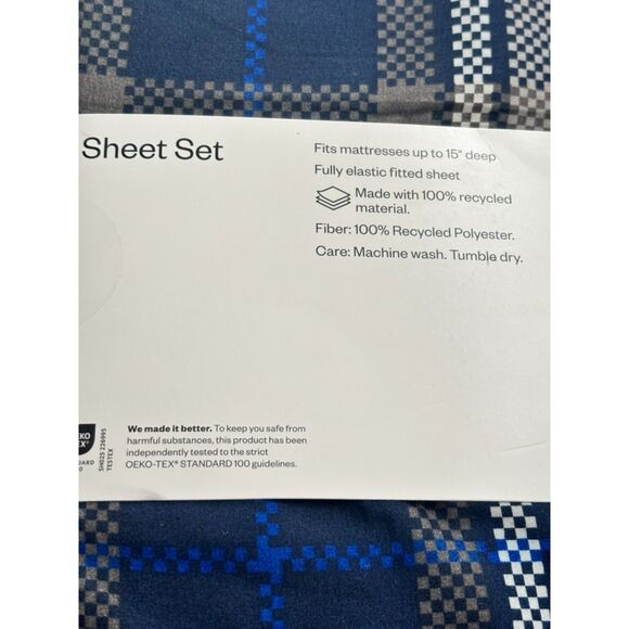 Room Essentials Microfiber Sheet Set:Queen - Picture 6 of 8
